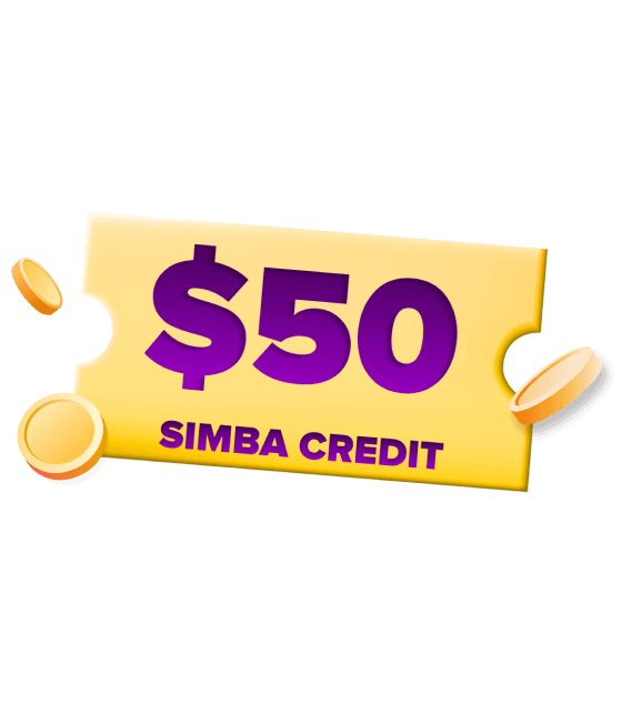 $50 SIMBA credits