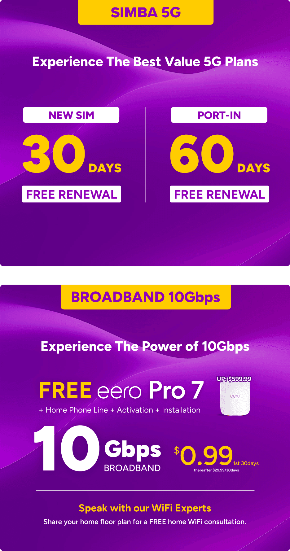 SIMBA CEE deals and free gifts details